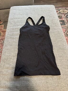 Lululemon Ebb to Street Racerback Ribbed Tank Top - black